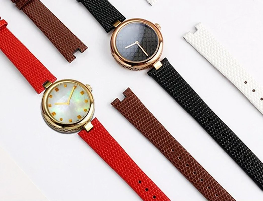 For Gucci YA141.4 YA141505 G-C Watch Strap Women High-quality Waterproof Genuine Leather Watch band Notch 12*5MM 14*5MM Bracelet