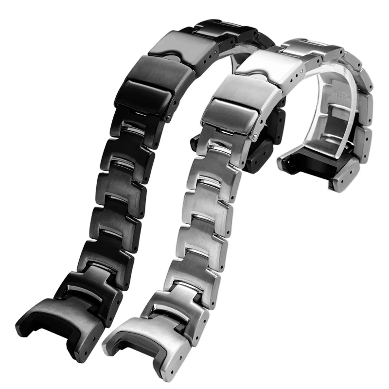 For Casio PROTREK Strap 3206 3135 PRG-130Y PRW-1500 PRG-240 Men Bracelet Modified titanium alloy Watch band mountain Watch chain