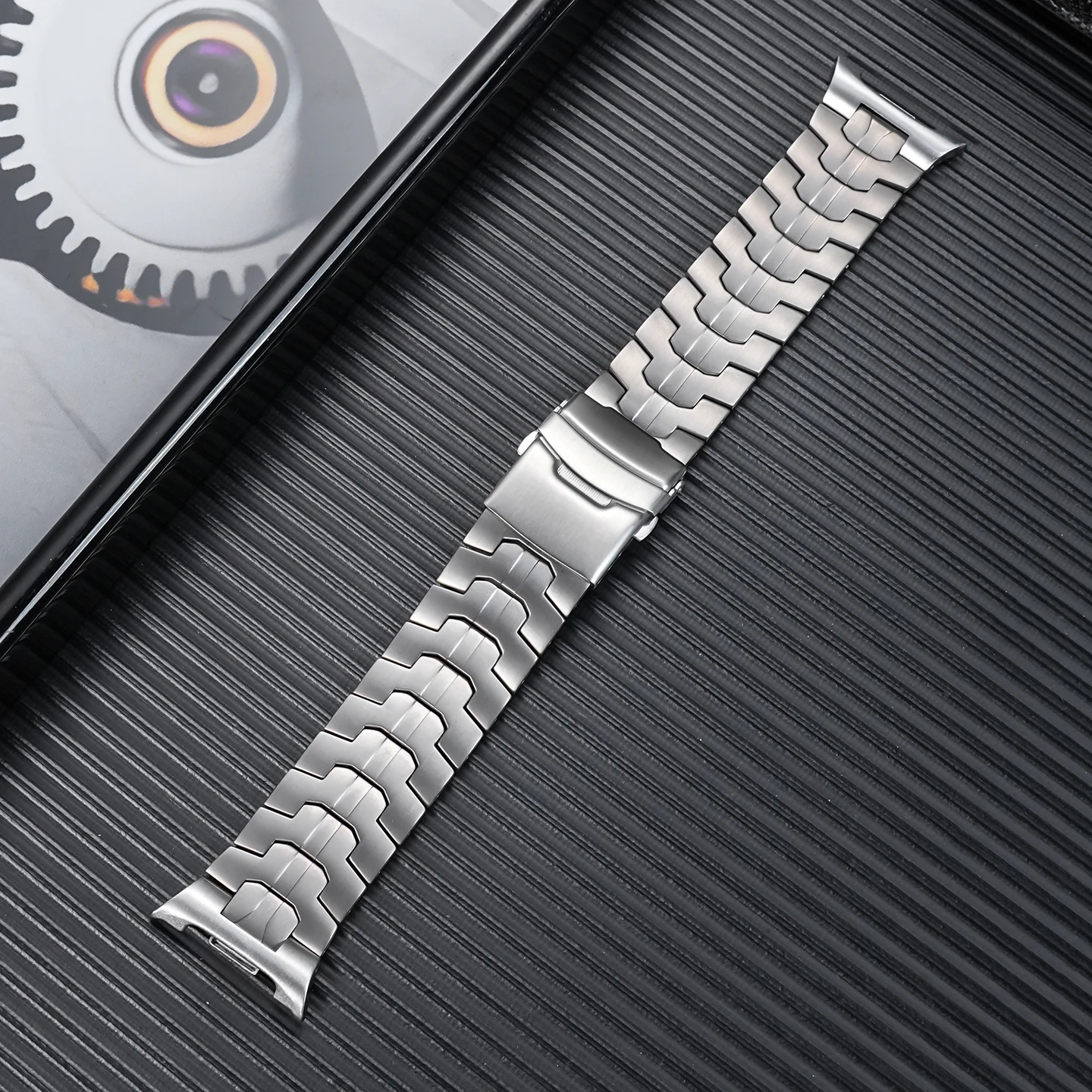 Replacement Titanium Metal Strap Band for Samsung Galaxy Watch 8 Ultra 7 Ultra, Stainless Steel Iron  Watchband Accessory