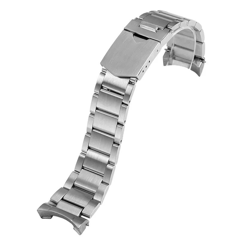 Bracelet For Tudor Byfjord Qicheng Watchband Small Red Flower Solid Steel Watch Strap With Arc Mouth Steel Watch Chain 22mm Gold