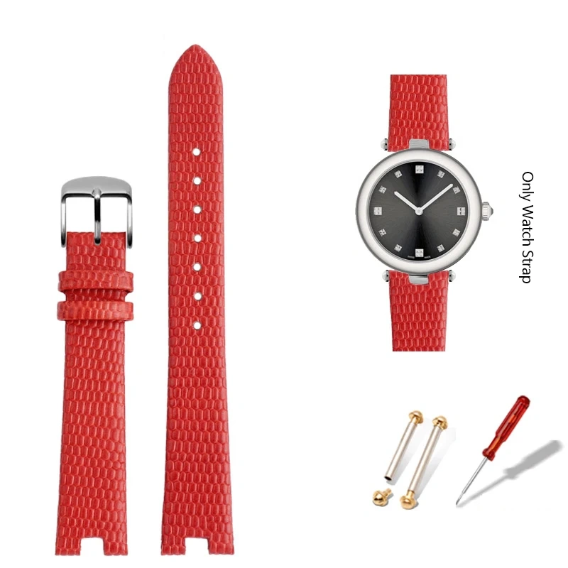 For Gucci YA141.4 YA141505 G-C Watch Strap Women High-quality Waterproof Genuine Leather Watch band Notch 12*5MM 14*5MM Bracelet