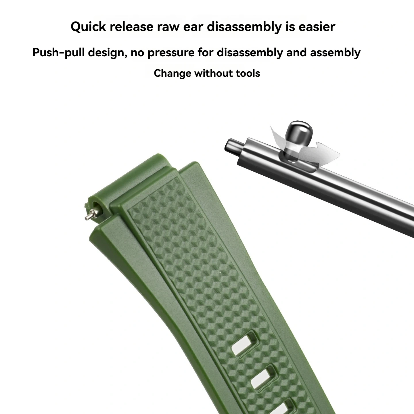 16mm Quick Release Watch Band for Casio GST-B200 GST-B200-1A Resin Rubber Strap Men's Replacement Band bracelet