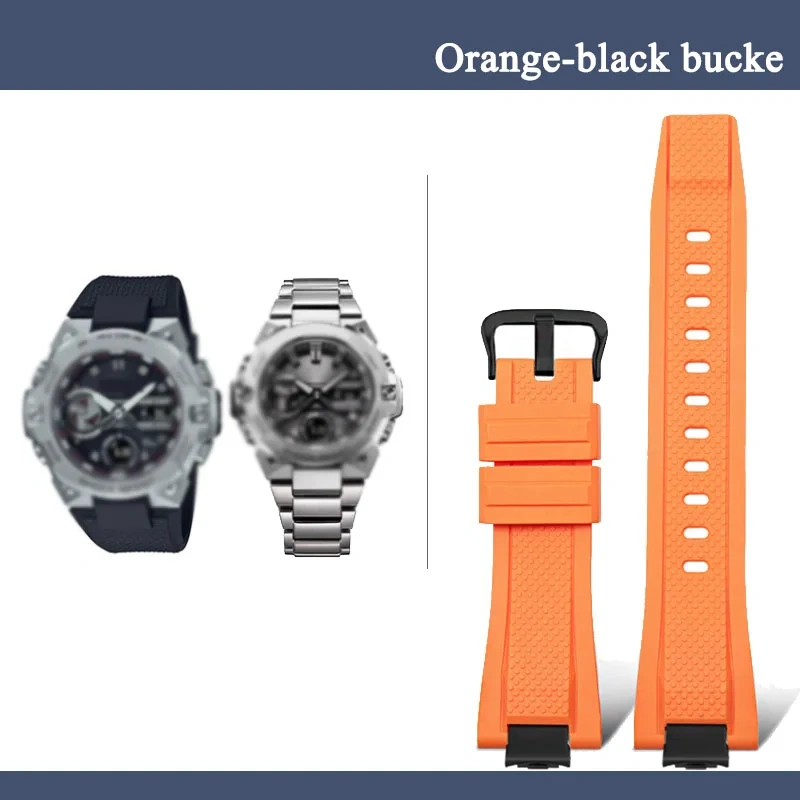 High Quality Modified Rubber Watchband For Casio G-SHOCK GST-B400 GST-B400BD/AD Sports Bracelet Silicone Waterproof Watch Strap