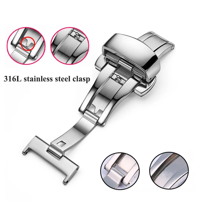 24x7mm Cowhide Leather Quick release Watchband For Vacheron Constantin Overseas 4300/4500V 5500V 7900V VC Crocodile Watch Strap