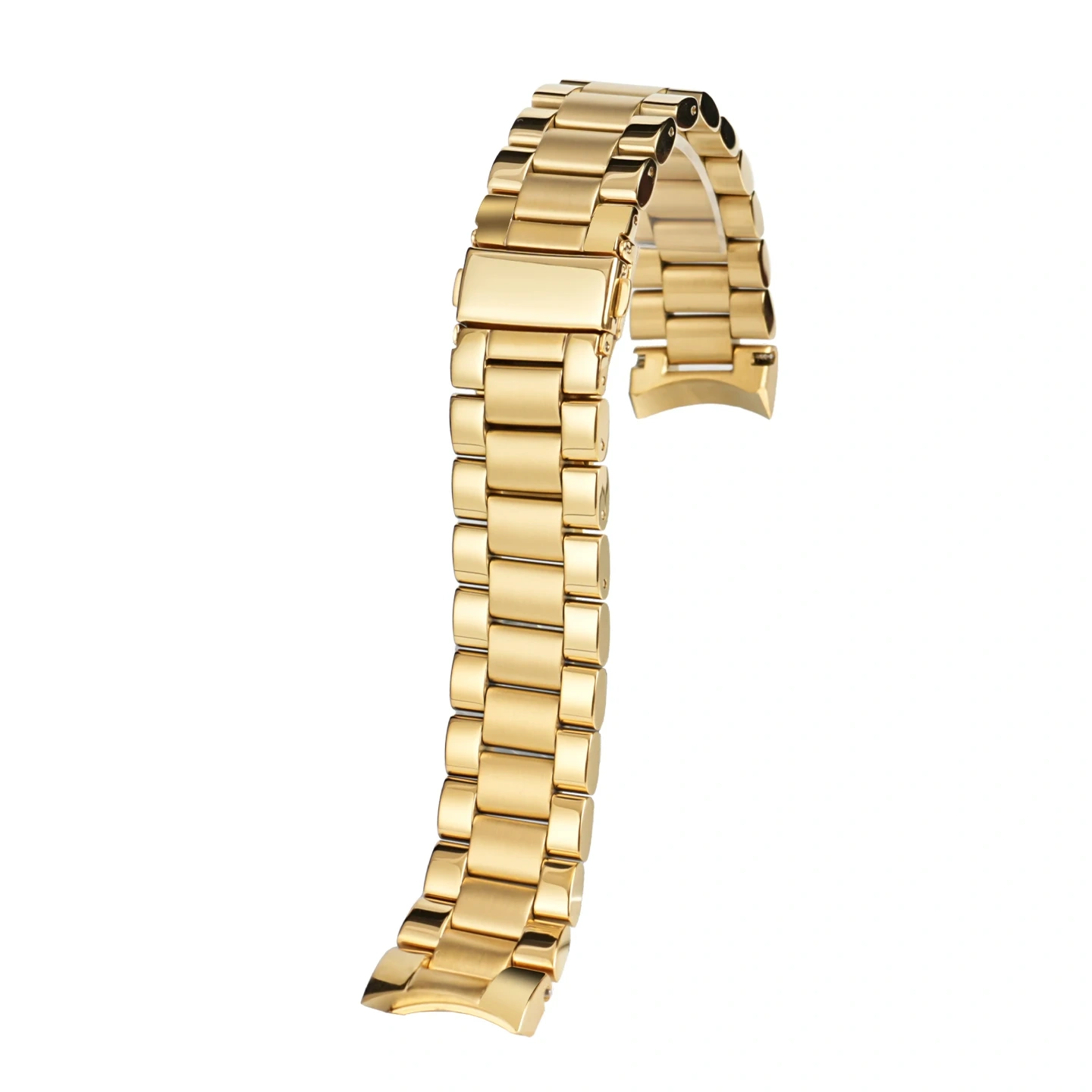 18mm 22mm Stainless Steel Bracelet for Michael Kors MK5798 MK5605 MK5739 Watch Band Replacement for MK Three-eye Gold Watch