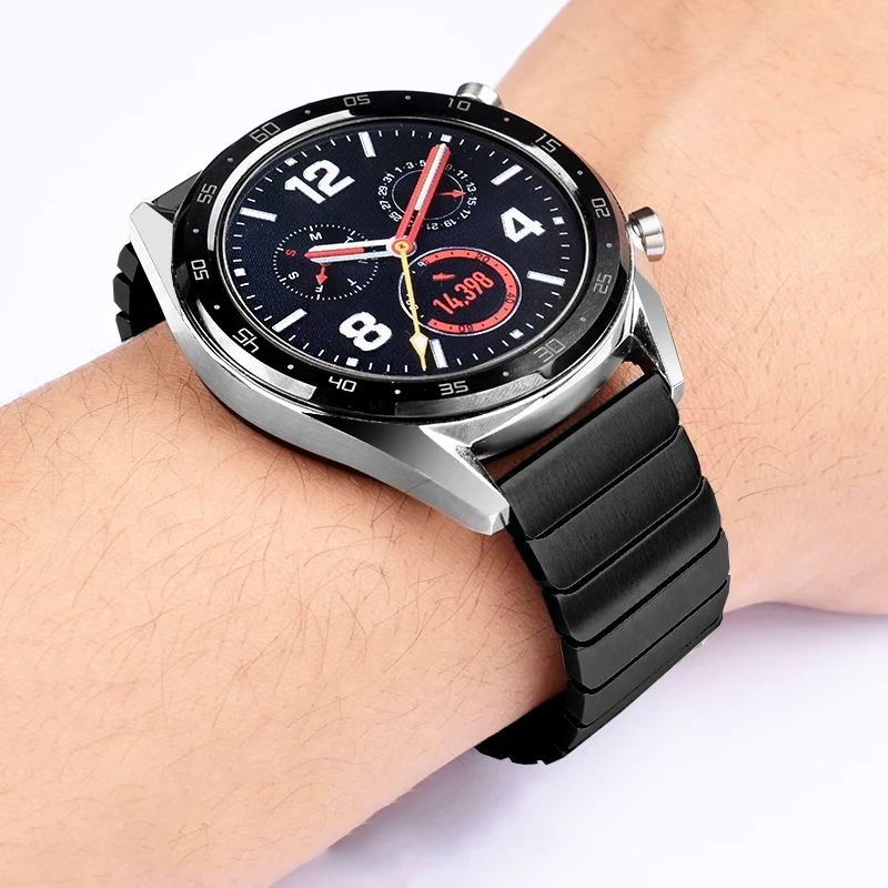 Solid Stainless Stee WatchBand Bracelet Accessories For Casio EFR-303L/303D Huawei Watch3 Magic2 VIVO Men Metal Watch Strap 22mm