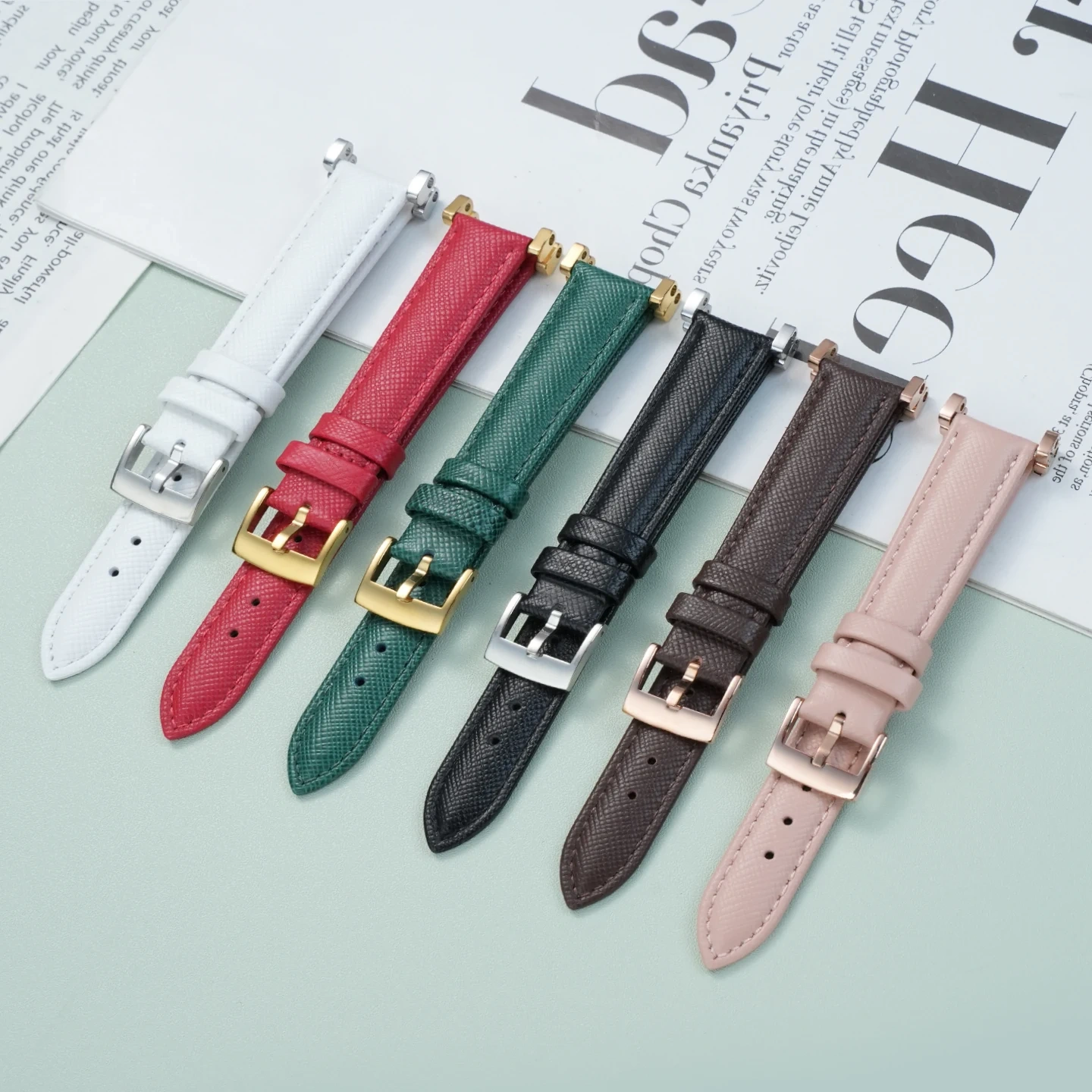 Replacement 16mm Genuine Leather Watch Strap for COACH Madison 14502399 14502340 Women, Calfskin Band Accessory