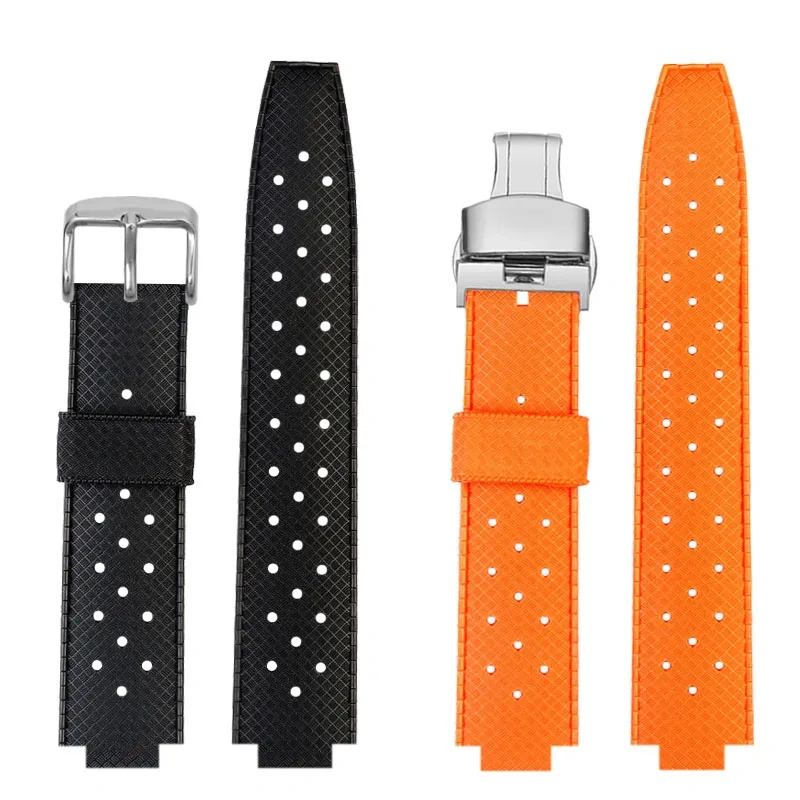 Rubber Watch Band Q114k Dedicated For LV Louis Vuitton Tambour Watch Strap Q1121 Men Sports Silicone Bracelet 20×12MM Wristband