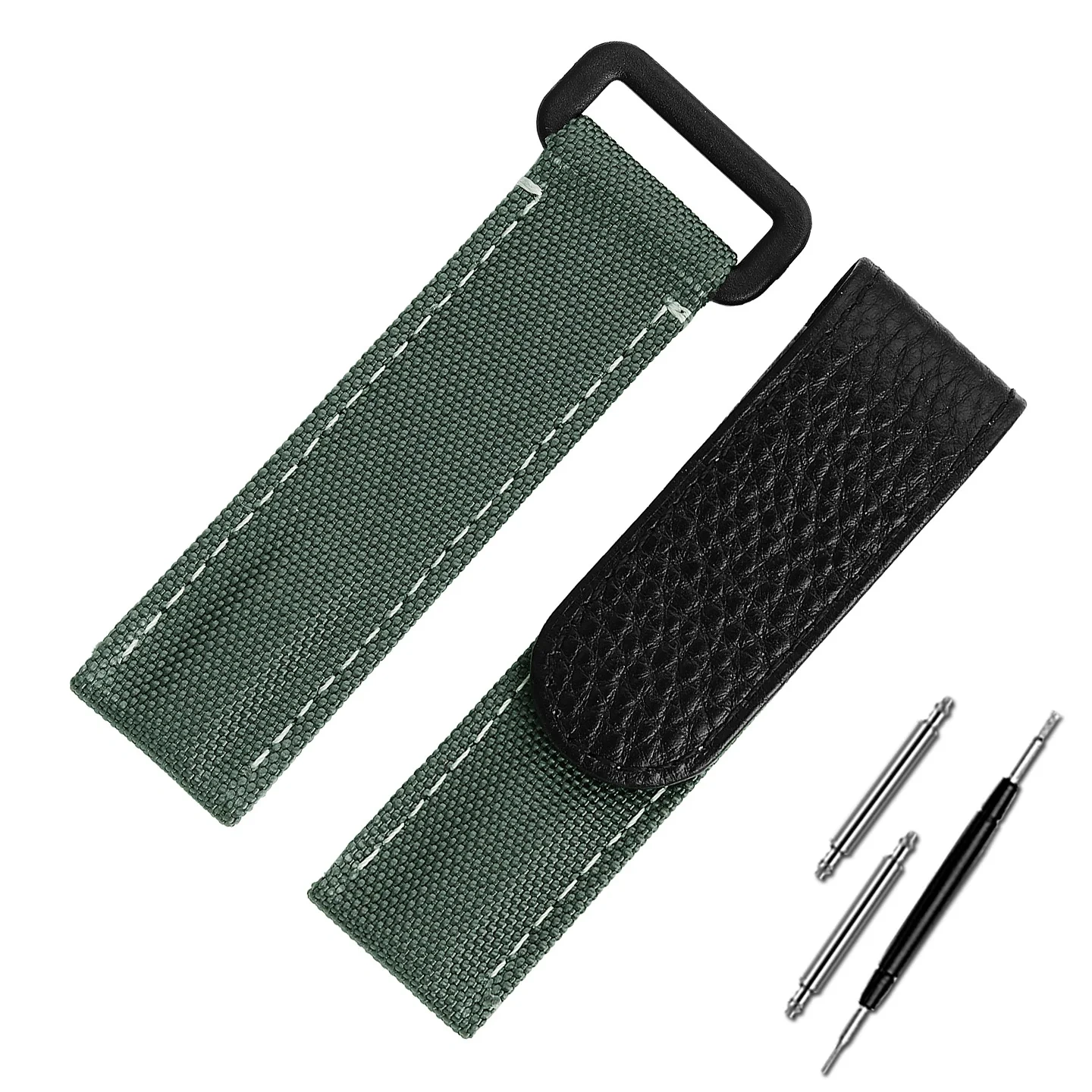 Adjustable Rolex Daytona Black Green Aqua Ghost GMT Yacht Submariner Nylon Canvas Strap Bracelet Watch Accessories 20mm