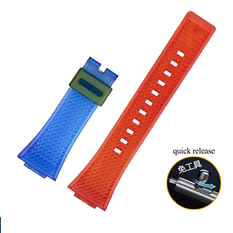 Silicone Watchband 16mm For Casio GM110 GM-110 Watch Strap G-SHOCK GM-110GB Waterproof Soft Resin Rubber Bracelet Men Wristbands