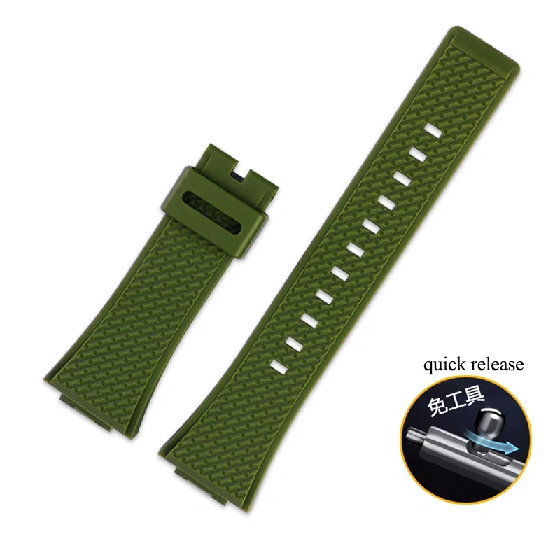 Silicone Watchband 16mm For Casio GM110 GM-110 Watch Strap G-SHOCK GM-110GB Waterproof Soft Resin Rubber Bracelet Men Wristbands