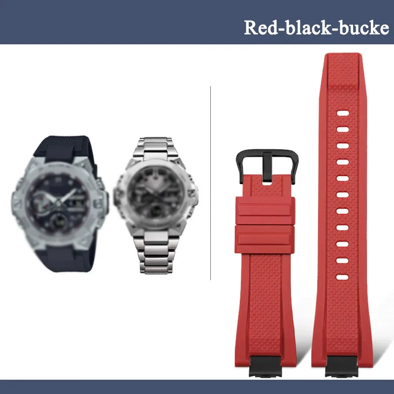 High Quality Modified Rubber Watchband For Casio G-SHOCK GST-B400 GST-B400BD/AD Sports Bracelet Silicone Waterproof Watch Strap