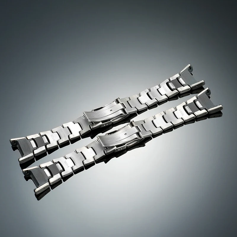 For Casio PROTREK Strap 3206 3135 PRG-130Y PRW-1500 PRG-240 Men Bracelet Modified titanium alloy Watch band mountain Watch chain