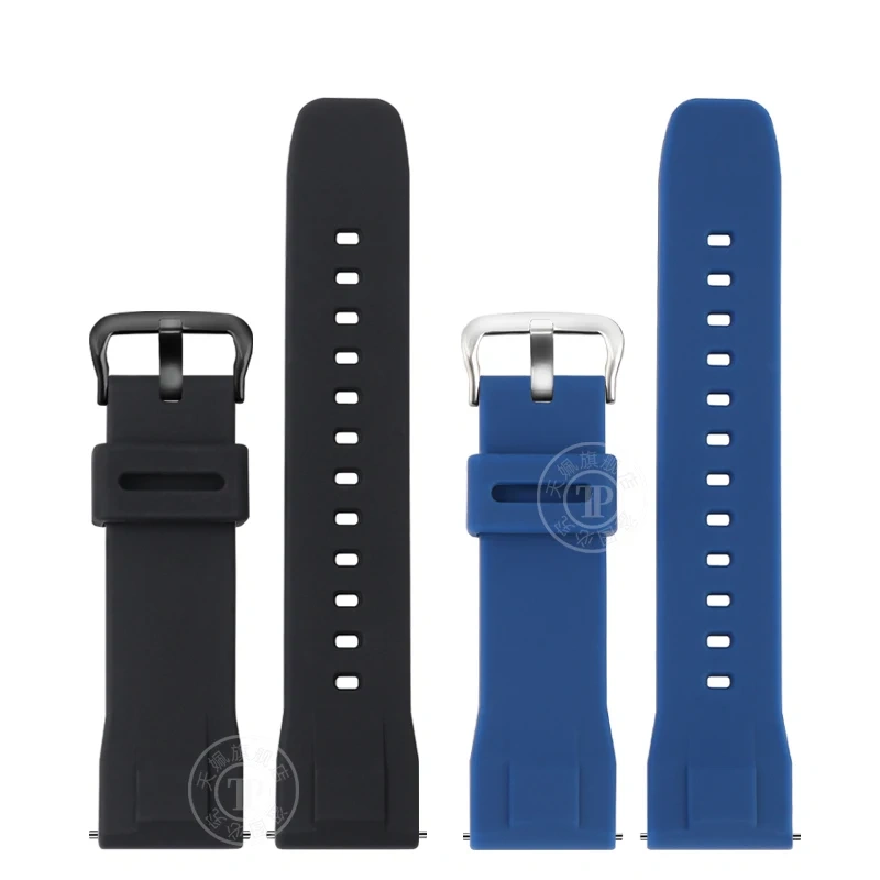 for Casio PROTREK series PRW-60/PRW-70YT/50/30 sports strap 23mm Quick release watchband Silicone Rubber Waterproof bracelet