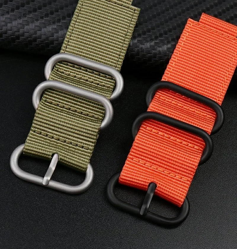 For TIMEX Tide Canvas Convex Strap Male Compass Bracelet T2N721 T2N720 TW2T76500 TW2T76300 Nylon Watchband 24*16MM Wristband