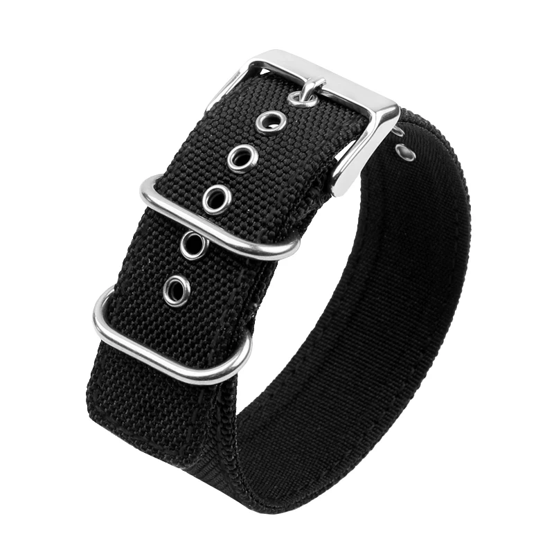 Soft 22MM Bracelet For Casio G-SHOCK Canvas Watch Strap DW-5600BBN GW-M5610 GA100/110 Modified Nylon Watch Band with Adapter