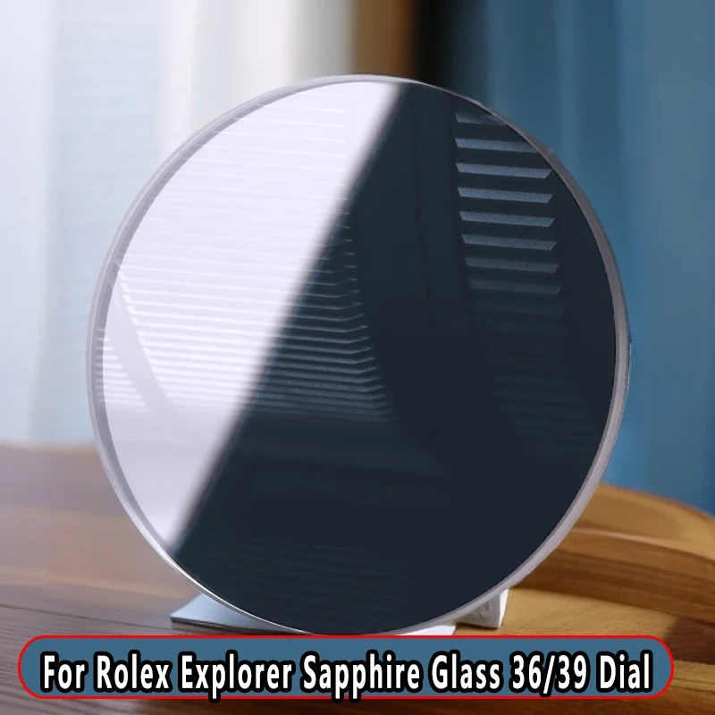 For Rolex Sapphire Glass Explorer 36/39 Dial 114270 124270 124273 214270 116400 Watch Mirror Gasket Flat scratch resistant lens