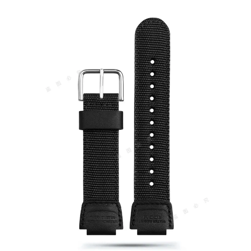 For Casio AE1200 AE1300 A158W/A168 W-216H Nylon Watch Strap convex mouth Outdoor sports Canvas Watchband Men's Bracelet 18MM