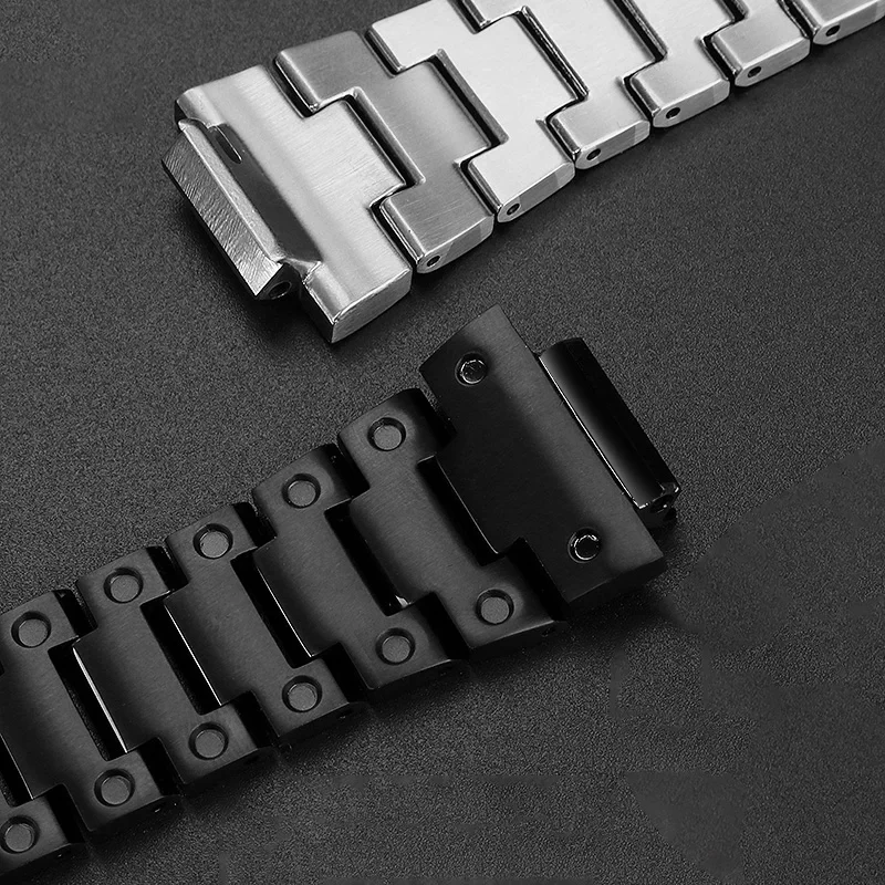 Watchband For Casio G-SHOCK GA-2100 GM2100 GA2100 watch change the solid stainless steel metal strap black silver gold bracelet