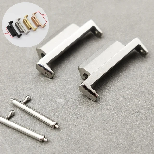22mm Band Stainless Steel Adapter For Casio G-Shock GA2100 GA-2110 Men and women Rose gold Watch Refit Connector Accessories