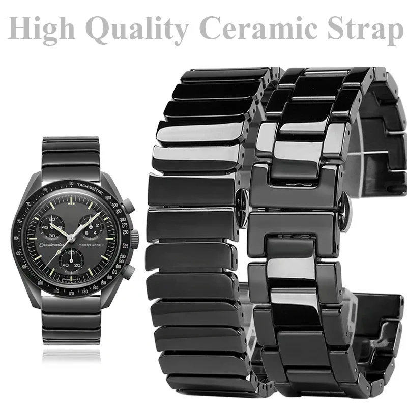High Quality 14 16mm 18mm 20mm 21mm 22mm For Seiko Tissot Armani Citizen Omega Ck Ceramic Watch Strap men's And Women's Bracelet