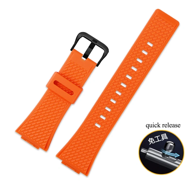 Silicone Watchband 16mm For Casio GM110 GM-110 Watch Strap G-SHOCK GM-110GB Waterproof Soft Resin Rubber Bracelet Men Wristbands
