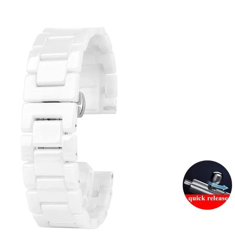 High Quality 14 16mm 18mm 20mm 21mm 22mm For Seiko Tissot Armani Citizen Omega Ck Ceramic Watch Strap men's And Women's Bracelet
