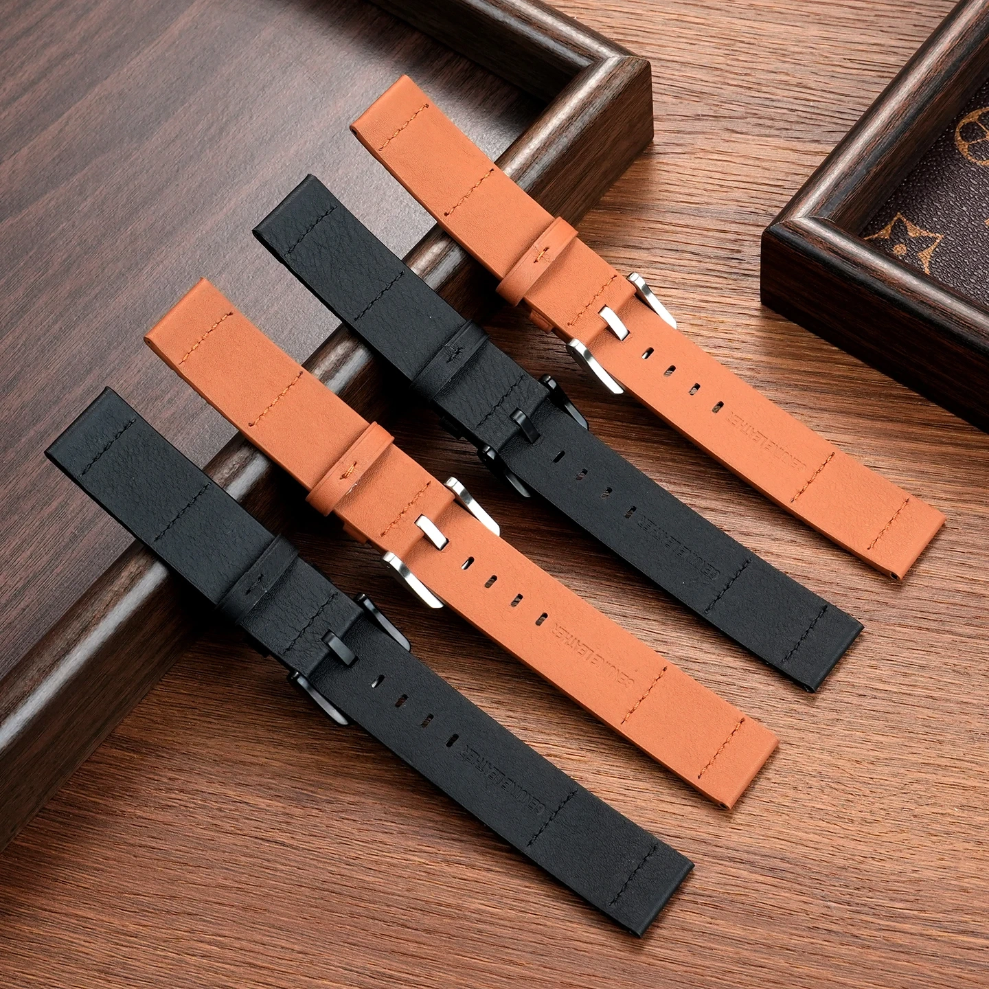 20mm 22mm Hybrid Leather & Canvas Watch Band Strap for Casio Panerai Rolex Tudor Quick Release Replacement Bracelet