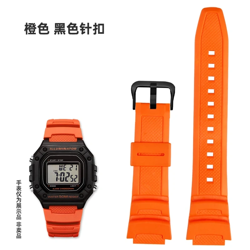 Resin Silicone Strap For Casio Watch Band SGW-300 SGW-300H/400/500 AE1200 AE1100 MRW-200 W218H Waterproof Rubber Sport Bracelet