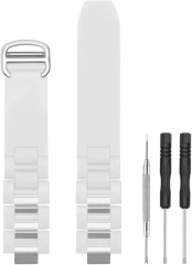 White  Silver Buckle