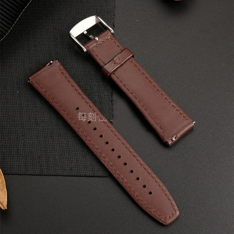 For Casio Vintage Leather Strap A158 A159 A169 F91W AE-1200  AE1300 SGW-300/400 AQ-150W Cowhide Watchband Men‘s Bracelet 18mm