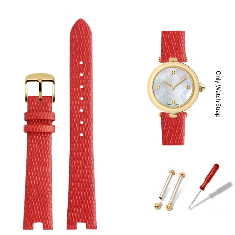 For Gucci YA141.4 YA141505 G-C Watch Strap Women High-quality Waterproof Genuine Leather Watch band Notch 12*5MM 14*5MM Bracelet