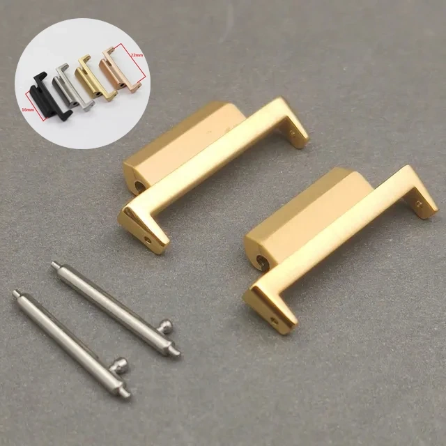22mm Band Stainless Steel Adapter For Casio G-Shock GA2100 GA-2110 Men and women Rose gold Watch Refit Connector Accessories