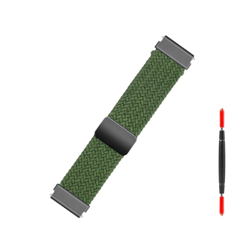 For Casio AE1200 Modified Metal Watch Case Bracelet 304 Stainless Steel Watchband Case Men Woven Nylon Strap Waterproof ring
