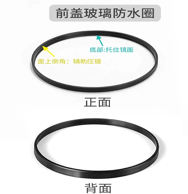 For Casio GA2100 GA-2100 GM2100 Front Cover Rear Cover Silicone Waterproof Ring 32.5mm Men Waterproof Ring Black Sealing Ring