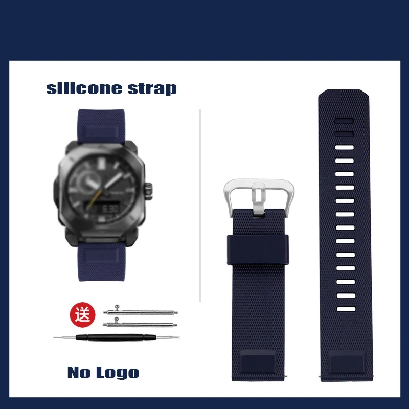 For Casio PRW-60/30/50/70YT PRW-6900Y/6800 PRW-3400 Luminox Citizen Sport Resin Silicone Watchband Quick Release WatchStrap 23MM