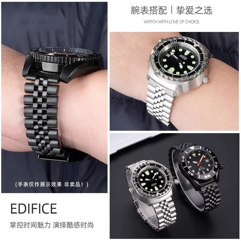 Stainless Steel Watch Strap For Seiko Jubilee SRPD63K1 SRPA21 SRP777 SKX007/009 Men Metal Watch band 18 20mm 21mm 22mm Bracelet