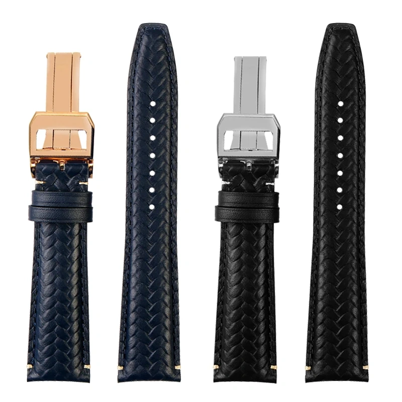 For IWC Watchband Portuguese Perpetual Calendar IW503312 IW371614 Timing High-quality Leather Watch Strap 20MM 22MM Watchband