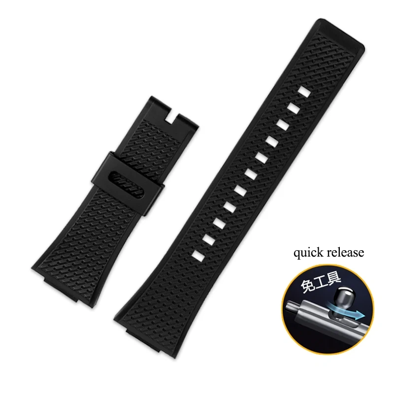 Silicone Watchband 16mm For Casio GM110 GM-110 Watch Strap G-SHOCK GM-110GB Waterproof Soft Resin Rubber Bracelet Men Wristbands