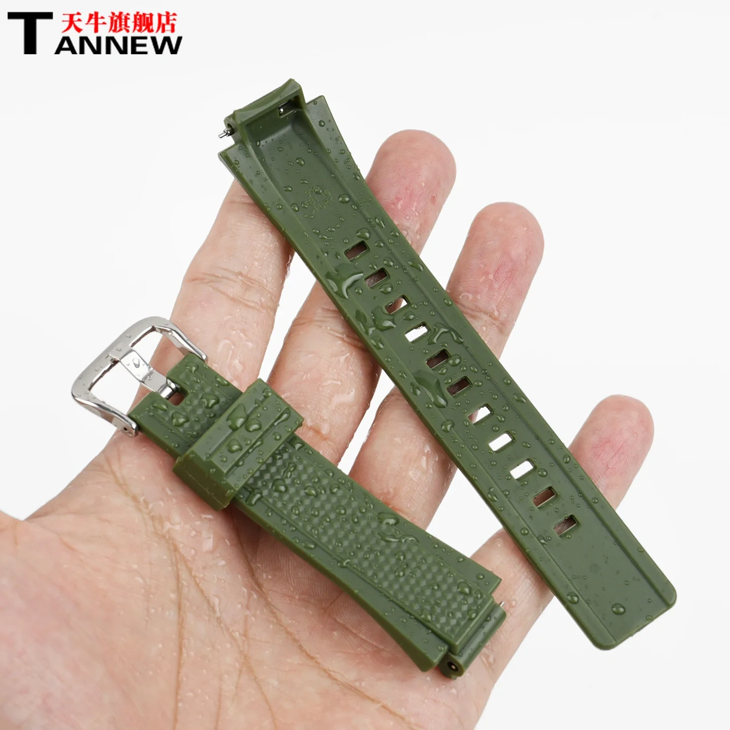 16mm Quick Release Watch Band for Casio GST-B200 GST-B200-1A Resin Rubber Strap Men's Replacement Band bracelet