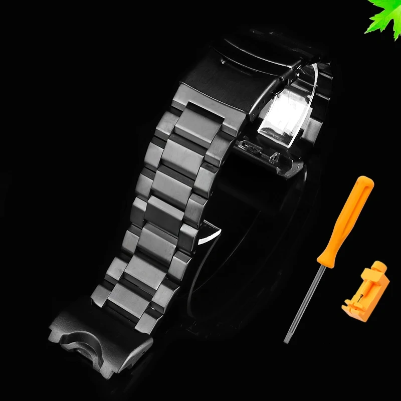 Stainless Steel Watch Band For G-SHOCK Casio Big Mud King Modified GWG-1000 GB/GG GWG/GSG100 Nylon Canvas Watch Strap bracelet