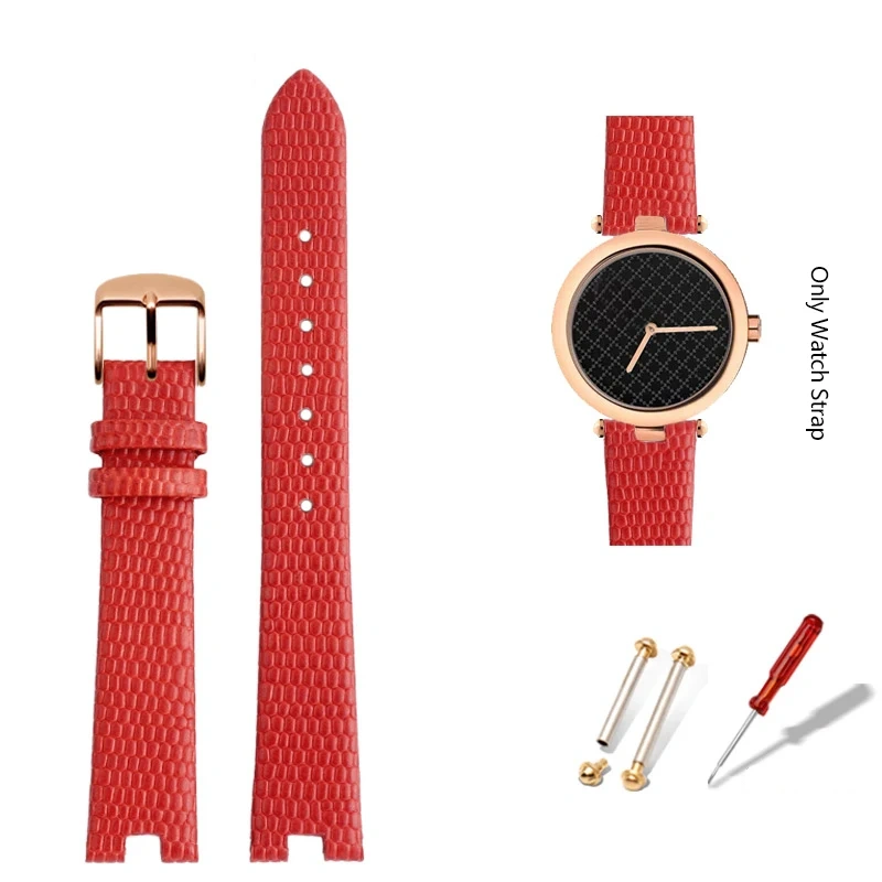 For Gucci YA141.4 YA141505 G-C Watch Strap Women High-quality Waterproof Genuine Leather Watch band Notch 12*5MM 14*5MM Bracelet