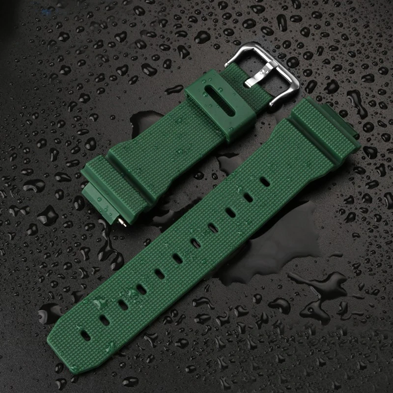 High Quality For Casio G-SHOCK Silicone Bracelet GM2100/5600/6900 GA2100 DW5600 Watchband Waterproof Rubber Watch Strap Men 16MM