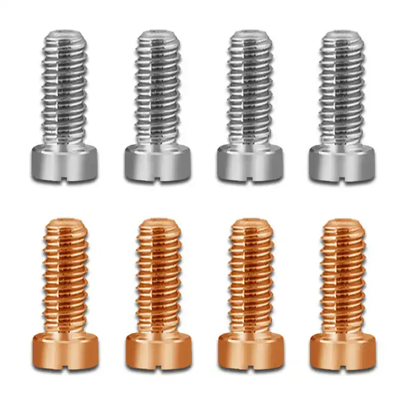28 36mm For Cartier Blue Balloon Watch Stainless Steel Rear Cover Screw Bottom Cover Back Screw Straight Screw Watch Accessories