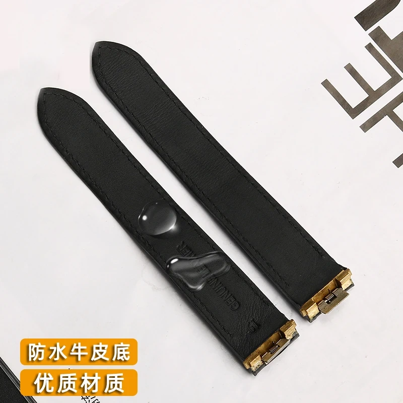 20mm Watch Strap For Cartier Roadster Sports Car W6206018 W6206017 High-quality Men women Cow Leather Watch Band 19mm Bracelet