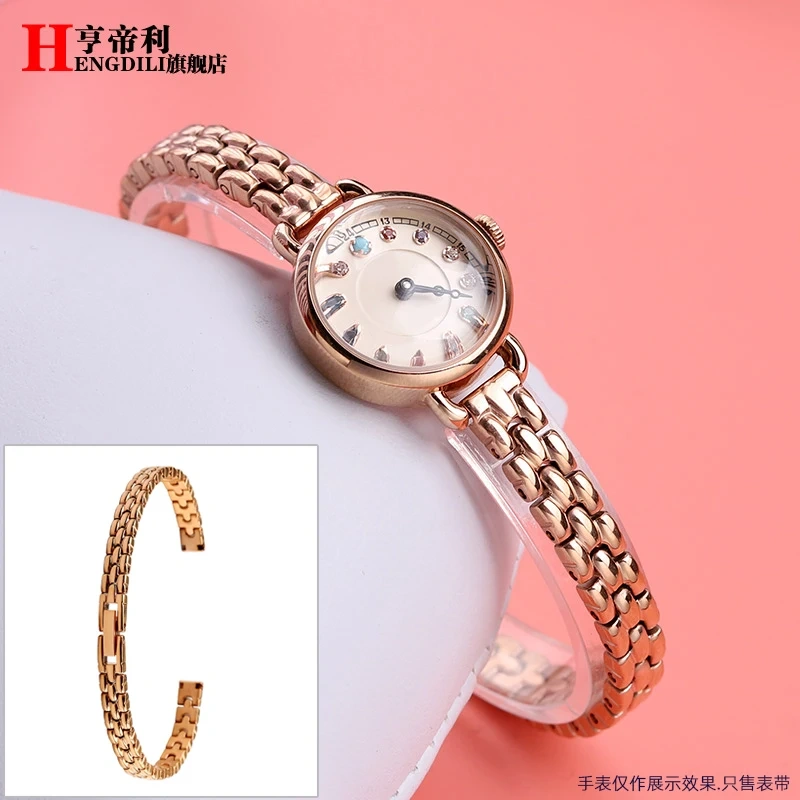 Ladies Stainless Steel Buckle Mesh Belt Watch Strap Ultra-thin Steel Bracelets 6mm 8mm 10mm 12mm 14mm 16mm Small Size Watchband