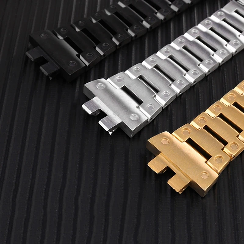 For Casio G-SHOCK Small Block GMW-B5000 Modified 316L Solid Stainless Steel Case Watch Band Accessories for Men Strap Watch Set