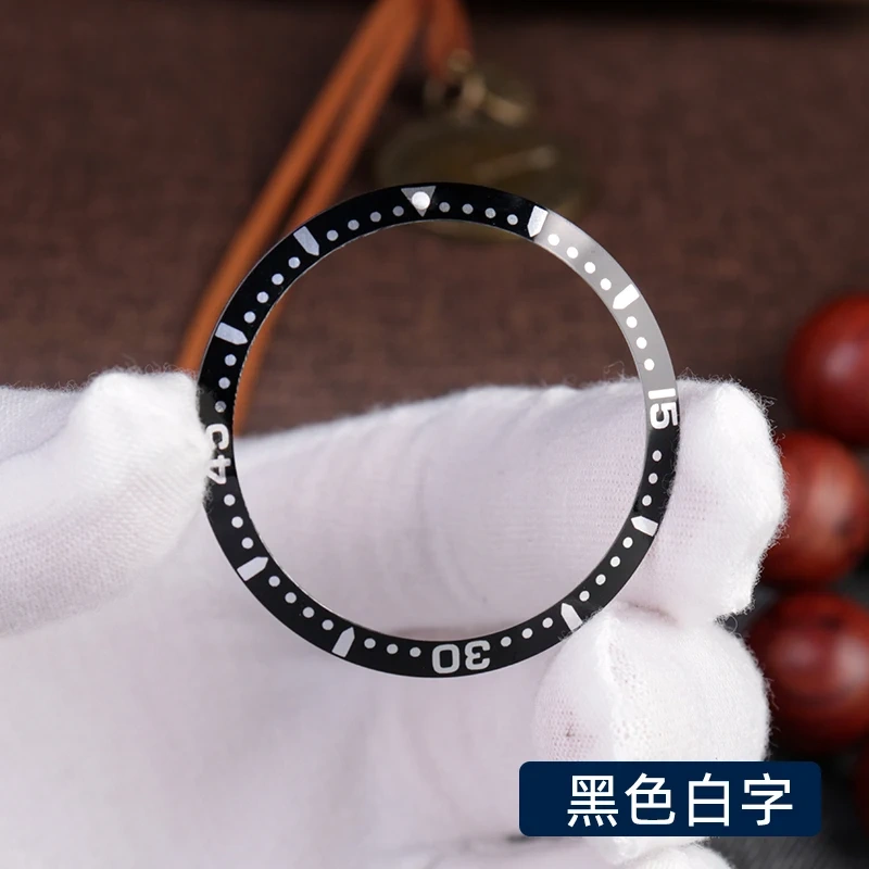 For Longines Concas Diving Bezel Inlay Ring Graduation ringCeramic39 41mm Black Blue White Aluminum Ring Mouth Watch Accessories