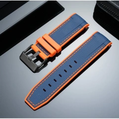 blue orange-black