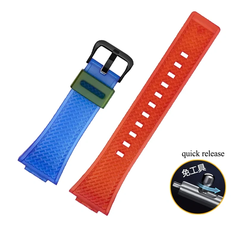 Silicone Watchband 16mm For Casio GM110 GM-110 Watch Strap G-SHOCK GM-110GB Waterproof Soft Resin Rubber Bracelet Men Wristbands